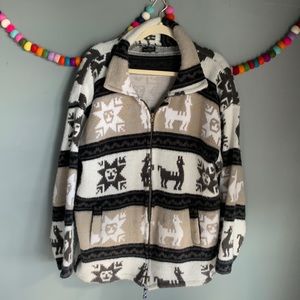 Vintage Alpaca sun streetstyle jacket